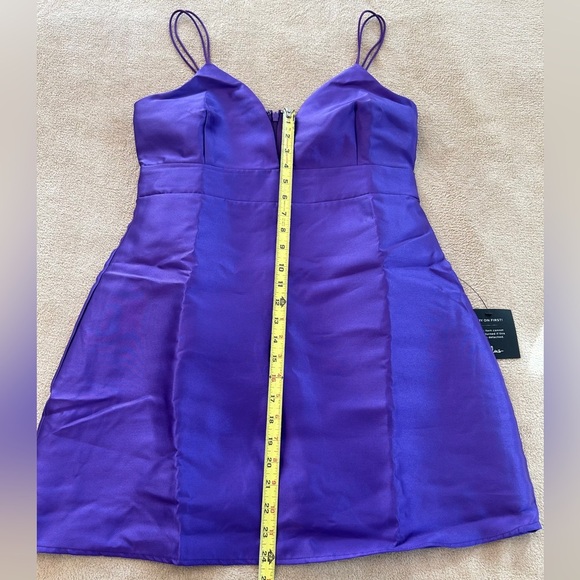 Lulu’s It’s a Glamorous Life Women’s Mini Party Dress. Large, purple - Picture 5 of 10